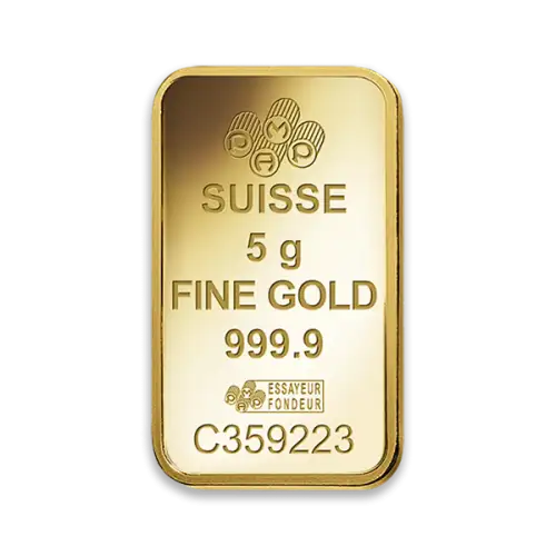 5g PAMP Gold Bar - Fortuna