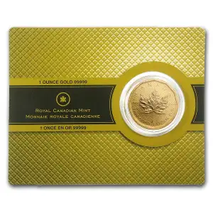 Any Year 1oz Canadian Gold Maple Leaf - 99999